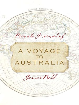 cover image of Private Journal of a Voyage to Australia